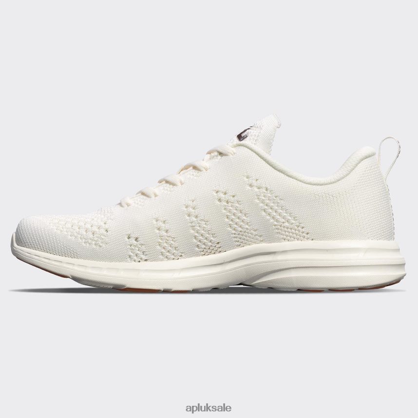 APL TechLoom Pro 49 - VH8XNZ827 APL Shoes UK Ivory/Chocolate/Gum Men Running