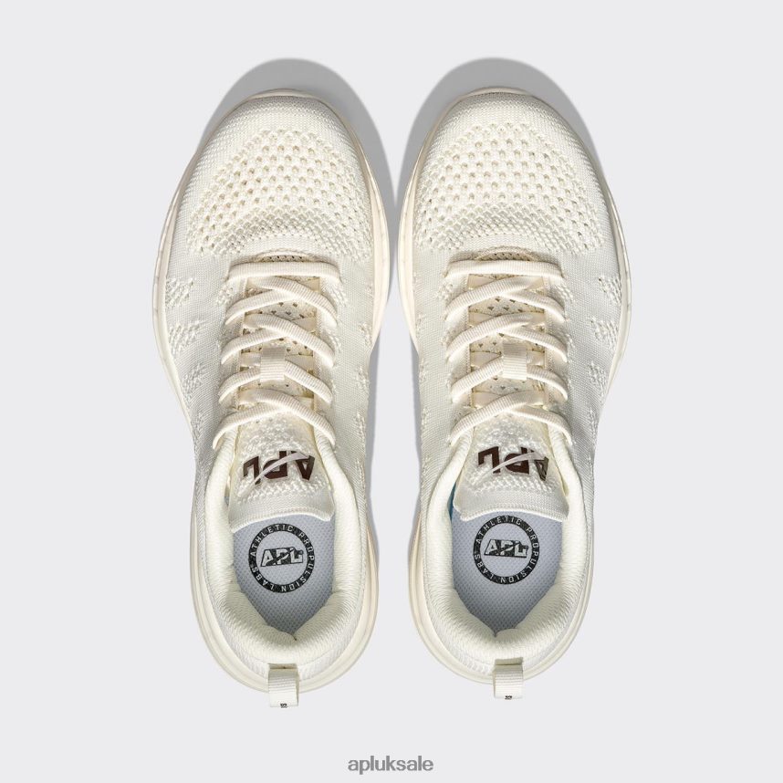 APL TechLoom Pro 49 - VH8XNZ827 APL Shoes UK Ivory/Chocolate/Gum Men Running