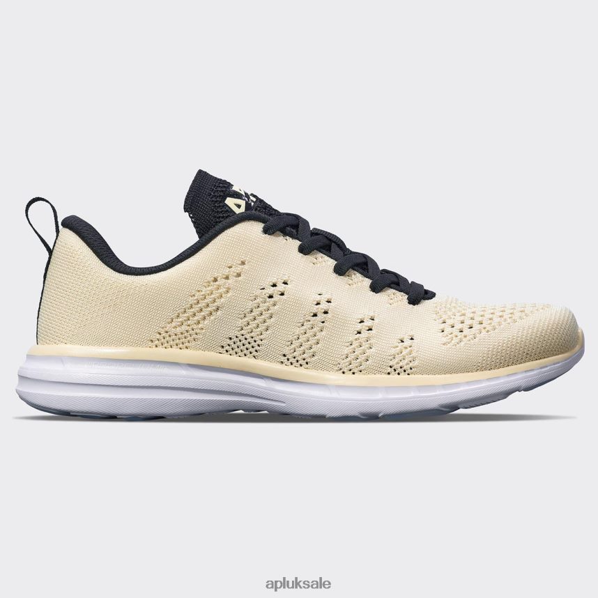 APL TechLoom Pro 49 - VH8XNZ840 APL Shoes UK Vanilla/Black/White Men Running