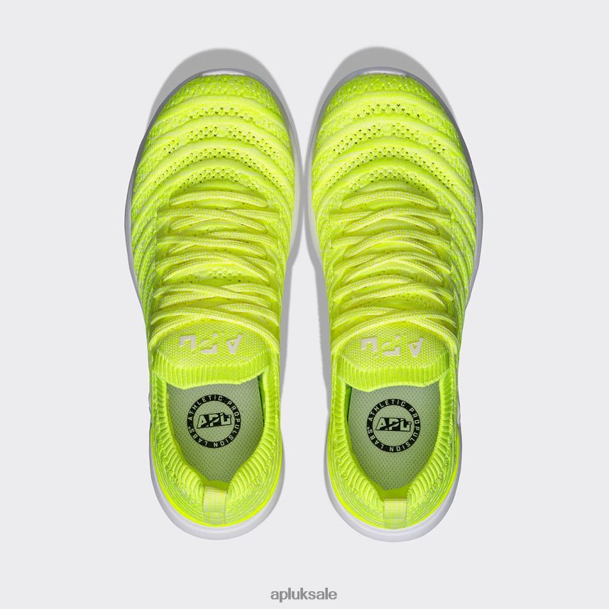 APL TechLoom Wave 61 - VH8XNZ726 APL Shoes UK Energy/Ivory/Melange Men Running