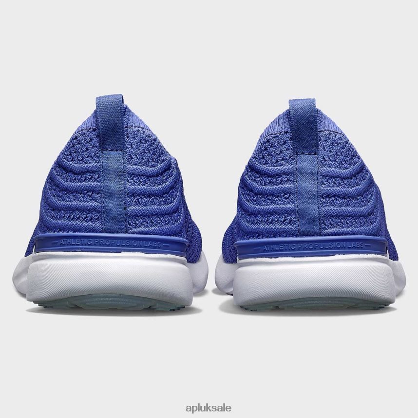 APL TechLoom Wave 61 - VH8XNZ757 APL Shoes UK Blue Haze/Impulse Red/White Men Running