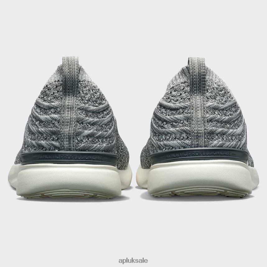 APL TechLoom Wave 61 - VH8XNZ783 APL Shoes UK Smoke/Ivory/Melange Men Running