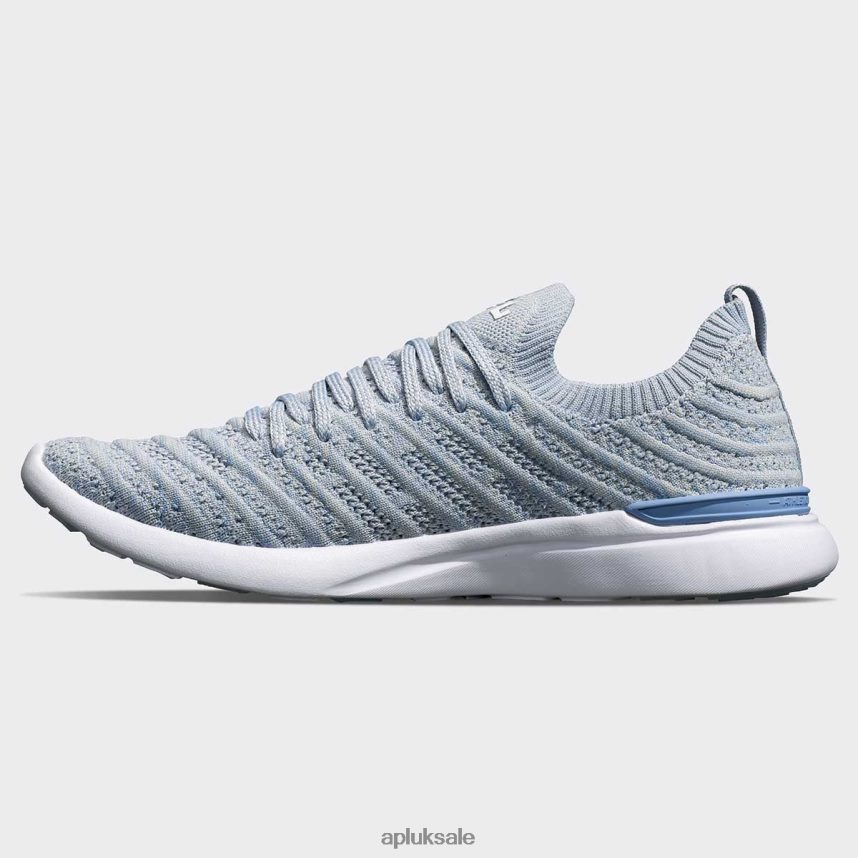 APL TechLoom Wave 62 - VH8XNZ785 APL Shoes UK Steel Grey/Forged Blue/Melange Men Running