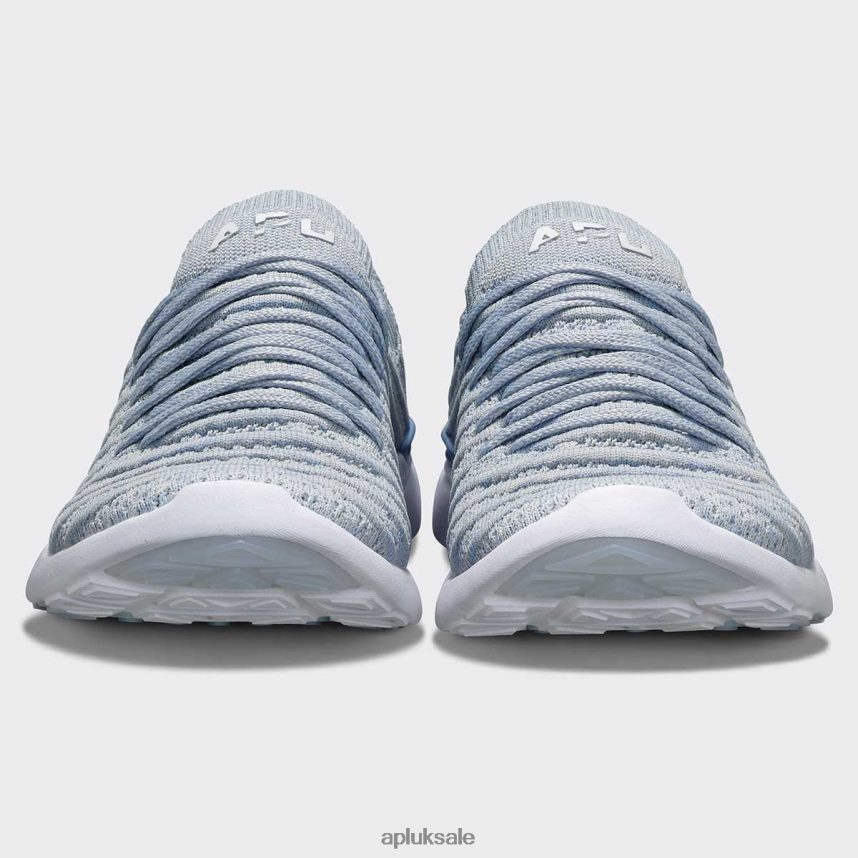 APL TechLoom Wave 62 - VH8XNZ785 APL Shoes UK Steel Grey/Forged Blue/Melange Men Running