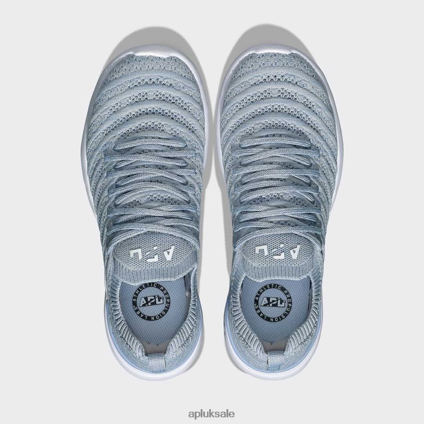 APL TechLoom Wave 62 - VH8XNZ785 APL Shoes UK Steel Grey/Forged Blue/Melange Men Running