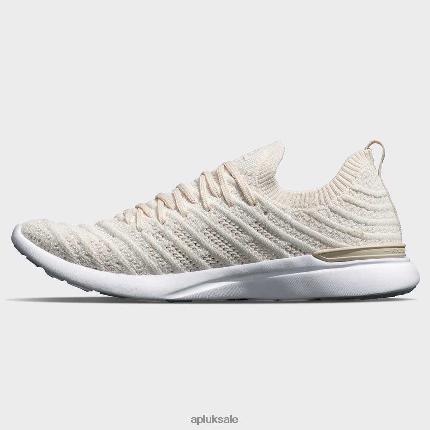 APL TechLoom Wave 62 - VH8XNZ790 APL Shoes UK Beach/Ivory/Melange Men Running