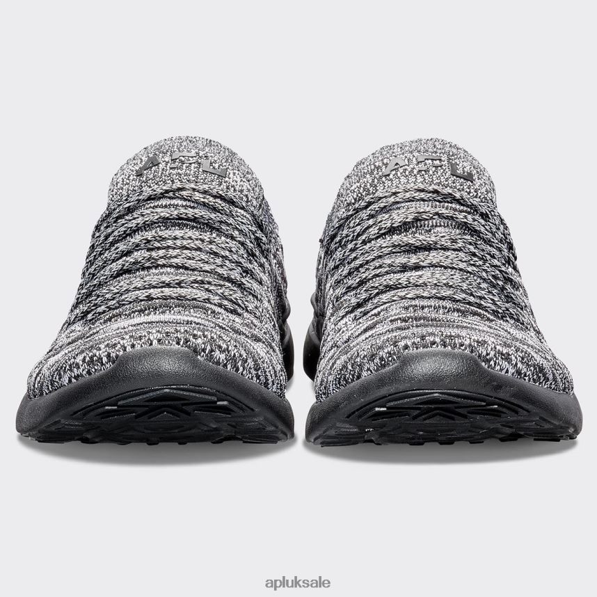 APL TechLoom Wave 62 - VH8XNZ799 APL Shoes UK Black/White/Melange Men Running