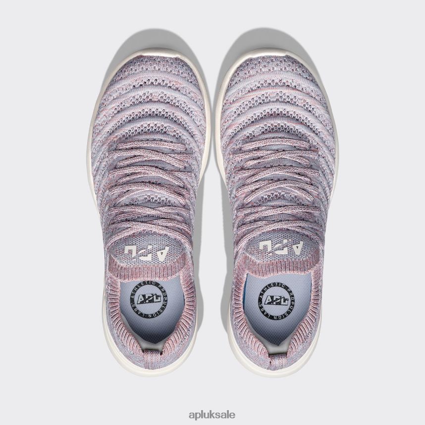 APL TechLoom Wave 62 - VH8XNZ867 APL Shoes UK Frozen Grey/Cedar/Melange Men Running