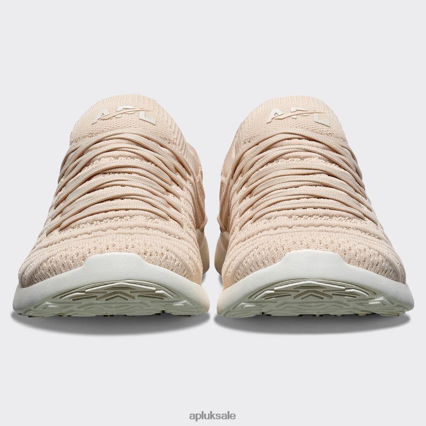 APL TechLoom Wave 62 - VH8XNZ879 APL Shoes UK Warm Silk/Ivory Men Running