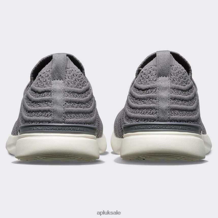 APL TechLoom Wave 63 - VH8XNZ894 APL Shoes UK Smoke/Ivory Men Running