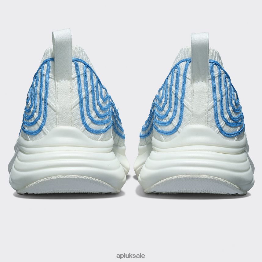 APL TechLoom Zipline 67 - VH8XNZ718 APL Shoes UK Ivory/Coastal Blue Men Running