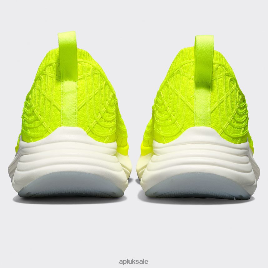 APL TechLoom Zipline 67 - VH8XNZ727 APL Shoes UK Energy/Black/White Men Running