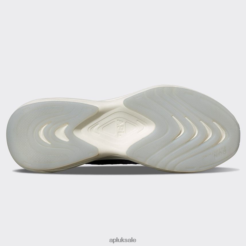 APL TechLoom Zipline 68 - VH8XNZ733 APL Shoes UK Cement/White/Black Men Running