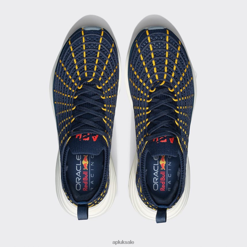 APL TechLoom Zipline 68 - VH8XNZ746 APL Shoes UK Navy/Racing Yellow/Red Men Running