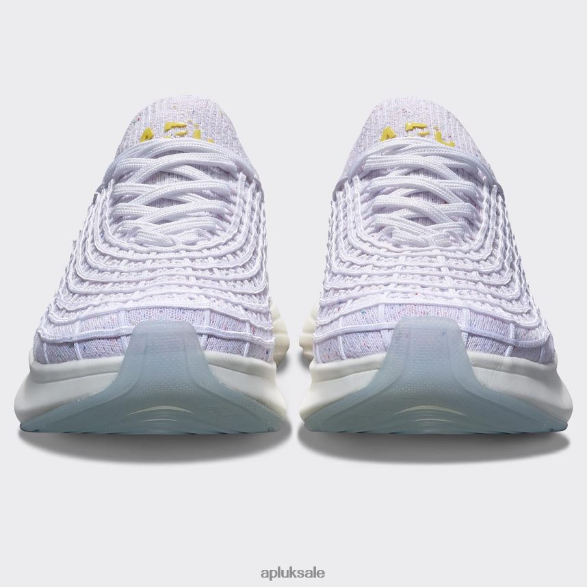 APL TechLoom Zipline 69 - VH8XNZ800 APL Shoes UK White/Confetti Men Running