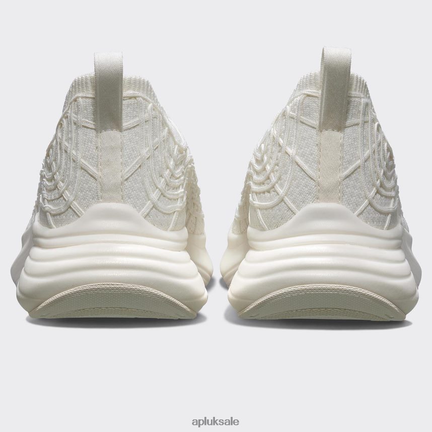 APL TechLoom Zipline 69 - VH8XNZ810 APL Shoes UK Ivory/Black Men Running