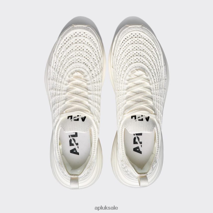 APL TechLoom Zipline 69 - VH8XNZ810 APL Shoes UK Ivory/Black Men Running