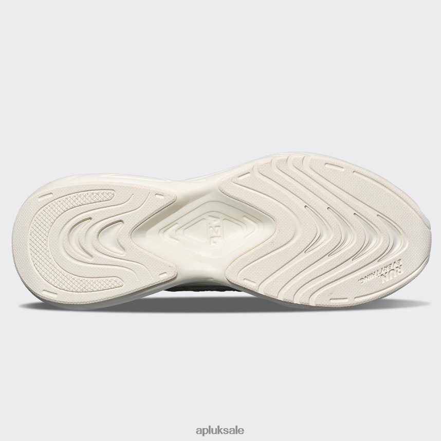 APL TechLoom Zipline 69 - VH8XNZ853 APL Shoes UK Ivory/Midnight/Ribbed Men Running