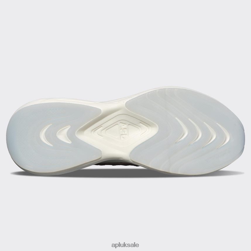 APL TechLoom Zipline 69 - VH8XNZ857 APL Shoes UK Sea Salt/Burgundy/Ribbed Men Running