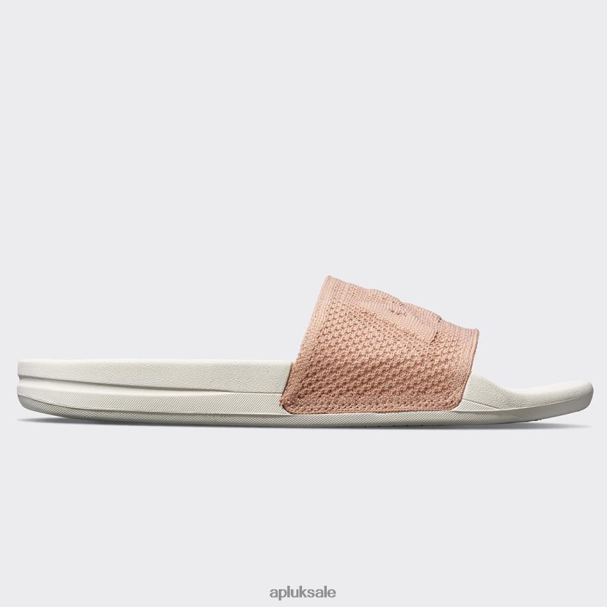 APL Big Logo TechLoom Slide 5 - VH8XNZ1007 APL Shoes UK Ivory/Blush Men Slides