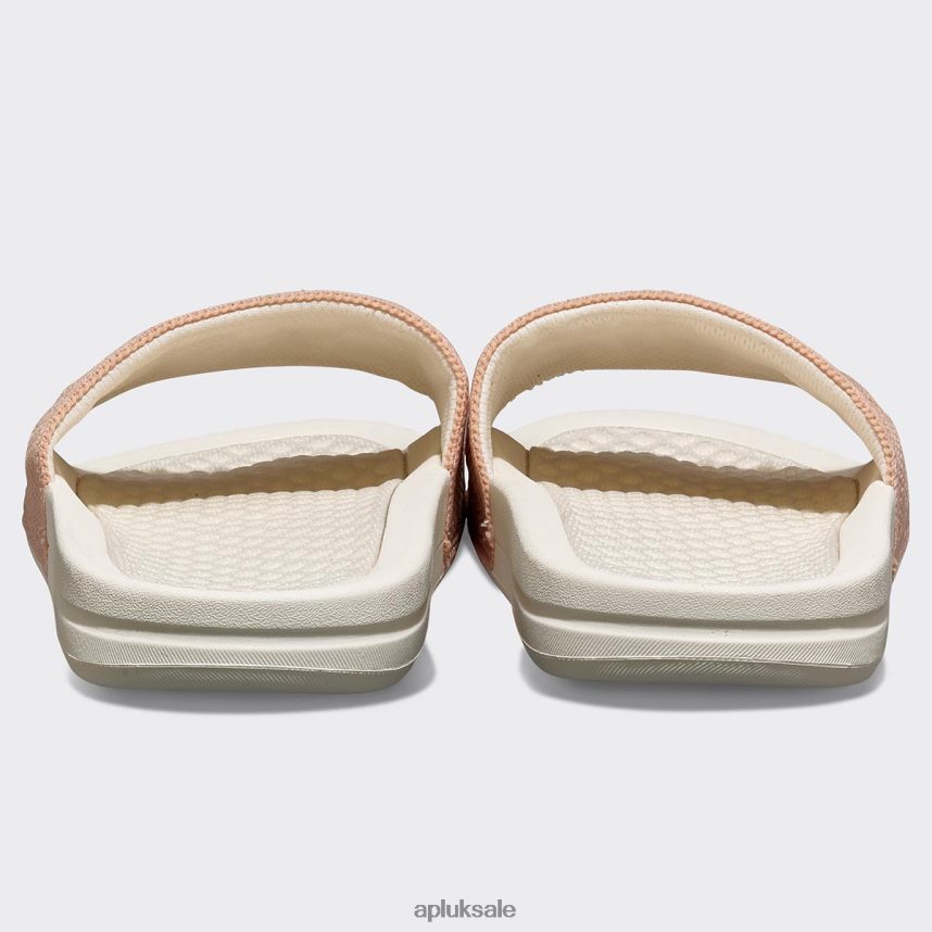 APL Big Logo TechLoom Slide 5 - VH8XNZ1007 APL Shoes UK Ivory/Blush Men Slides