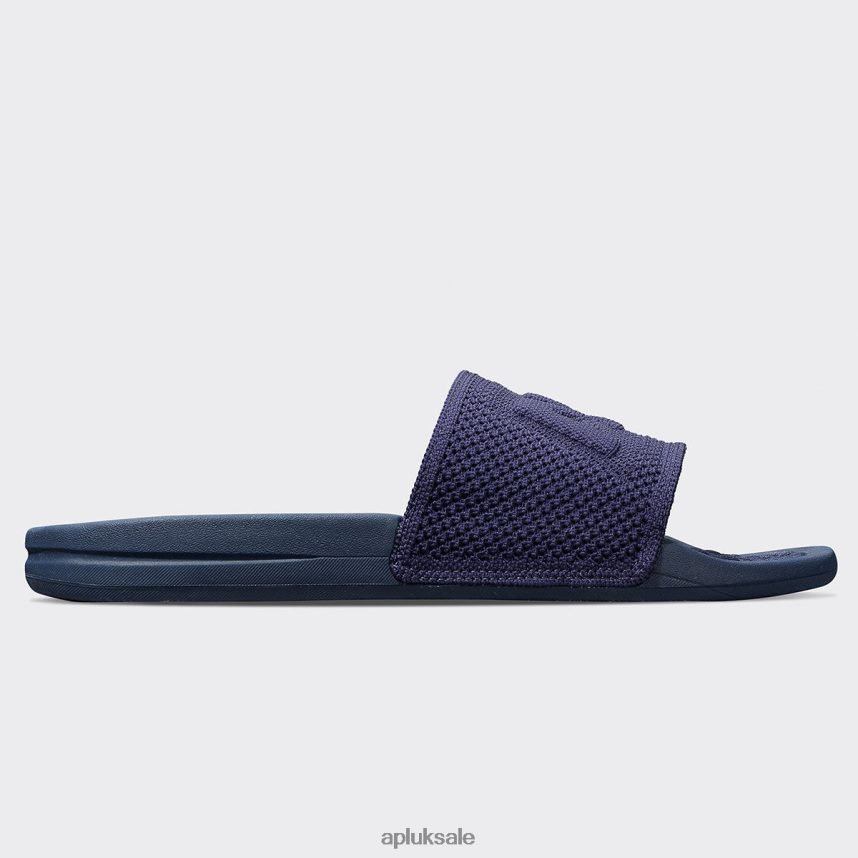 APL Big Logo TechLoom Slide 6 - VH8XNZ1016 APL Shoes UK Navy Men Slides