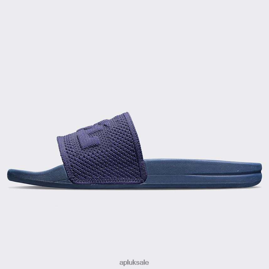 APL Big Logo TechLoom Slide 6 - VH8XNZ1016 APL Shoes UK Navy Men Slides