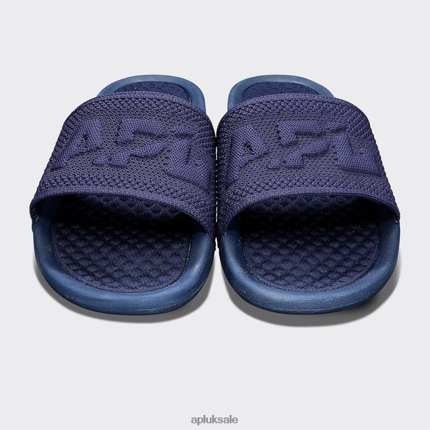 APL Big Logo TechLoom Slide 6 - VH8XNZ1016 APL Shoes UK Navy Men Slides