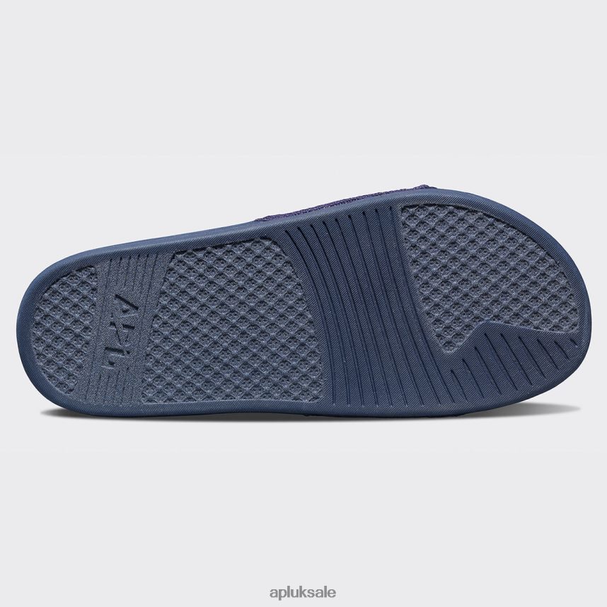 APL Big Logo TechLoom Slide 6 - VH8XNZ1016 APL Shoes UK Navy Men Slides