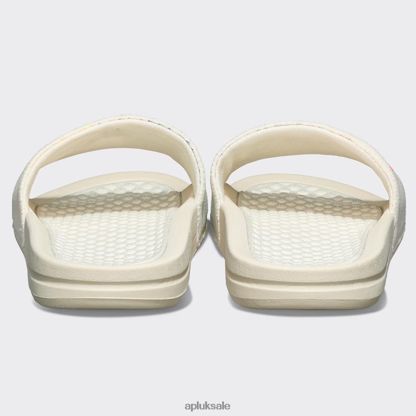 APL Big Logo TechLoom Slide 6 - VH8XNZ1018 APL Shoes UK Pristine/Neon/Blocked Men Slides