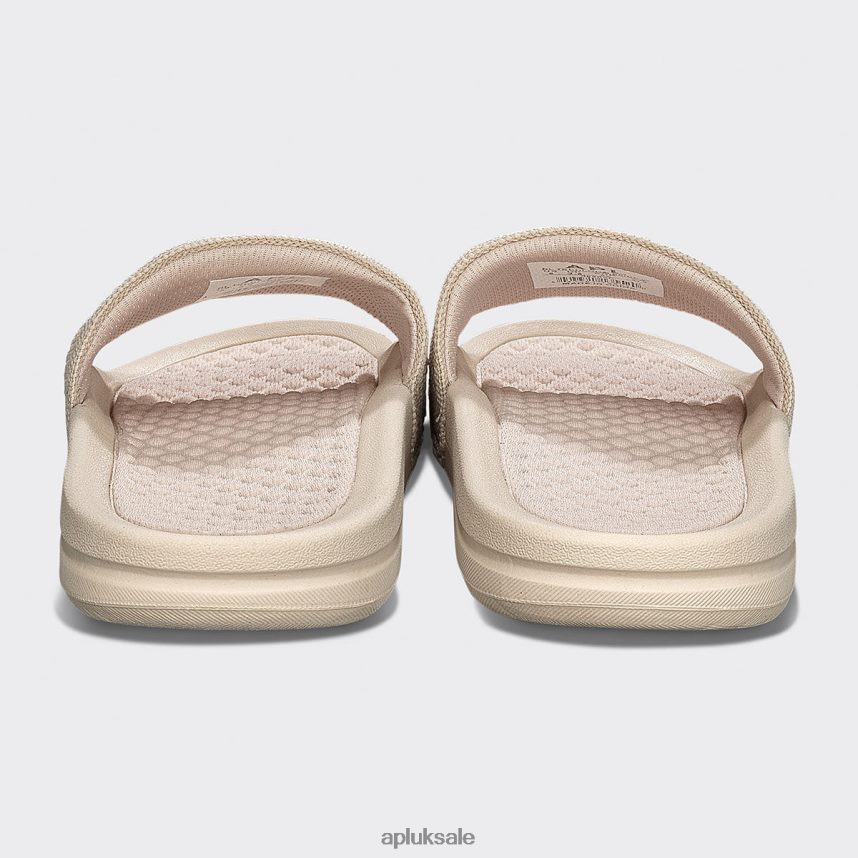 APL Big Logo TechLoom Slide 6 - VH8XNZ1019 APL Shoes UK Parchment Men Slides