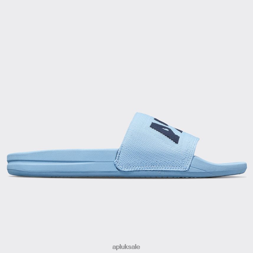 APL Big Logo TechLoom Slide 6 - VH8XNZ1033 APL Shoes UK Ice Blue/Midnight Men Slides