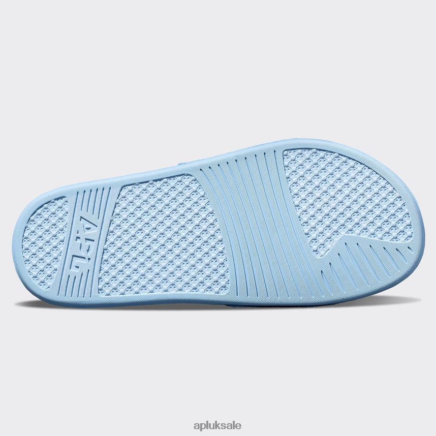 APL Big Logo TechLoom Slide 6 - VH8XNZ1033 APL Shoes UK Ice Blue/Midnight Men Slides