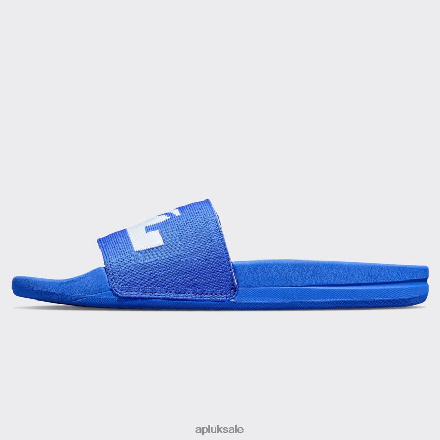 APL Big Logo TechLoom Slide 7 - VH8XNZ1039 APL Shoes UK Cobalt/White Men Slides