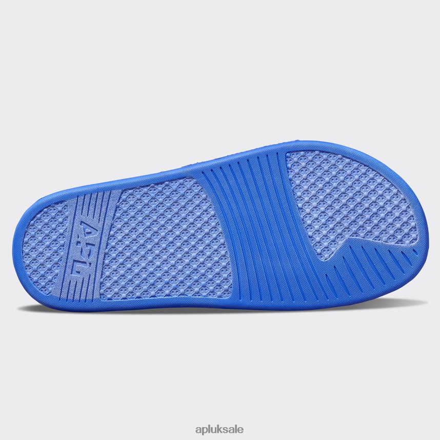 APL Big Logo TechLoom Slide 7 - VH8XNZ1039 APL Shoes UK Cobalt/White Men Slides