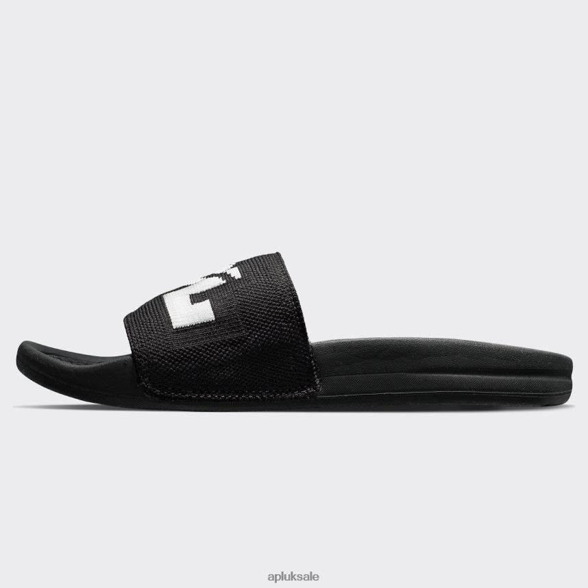 APL Big Logo TechLoom Slide 7 - VH8XNZ1048 APL Shoes UK Black/White Men Slides
