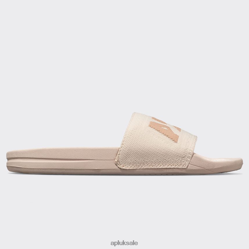 APL Big Logo TechLoom Slide 7 - VH8XNZ1058 APL Shoes UK Warm Silk/Caramel Men Slides