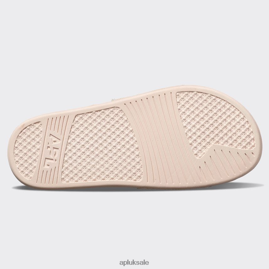 APL Big Logo TechLoom Slide 7 - VH8XNZ1058 APL Shoes UK Warm Silk/Caramel Men Slides