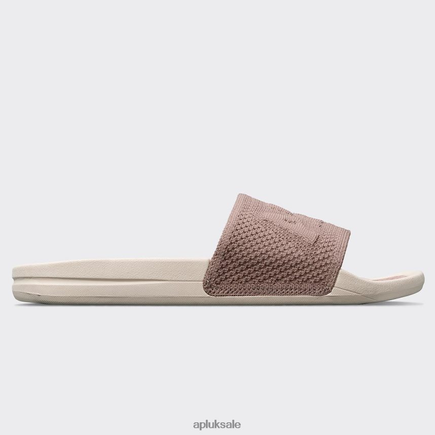 APL Big Logo TechLoom Slide 7 - VH8XNZ1059 APL Shoes UK Almond/Pristine Men Slides