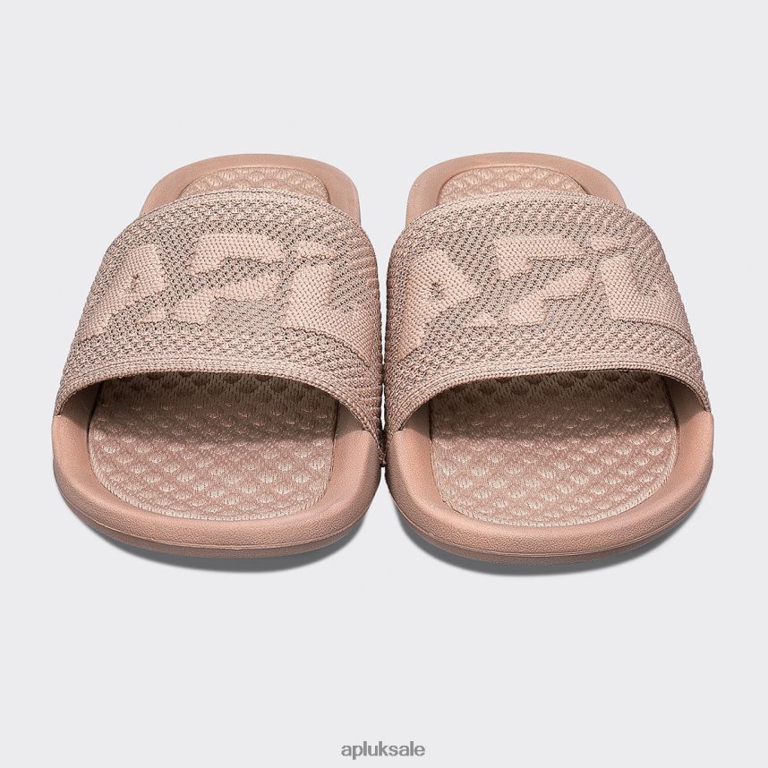 APL Big Logo TechLoom Slide 7 - VH8XNZ1060 APL Shoes UK Almond Men Slides