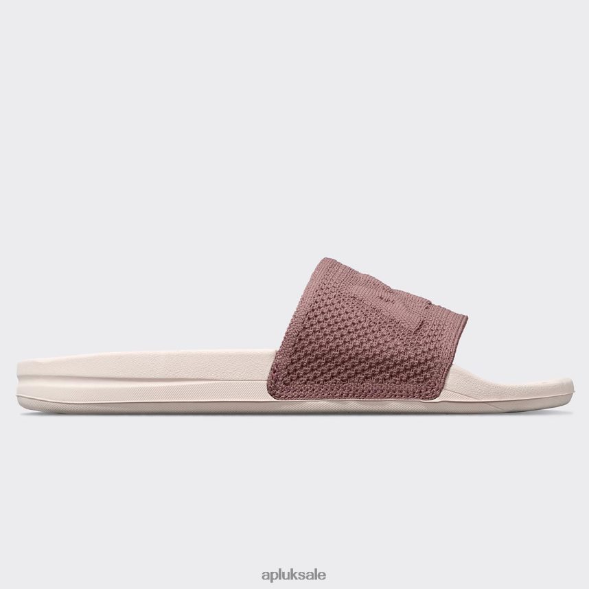 APL Big Logo TechLoom Slide 7 - VH8XNZ1063 APL Shoes UK Creme/Rose Dust/Beachwood Men Slides