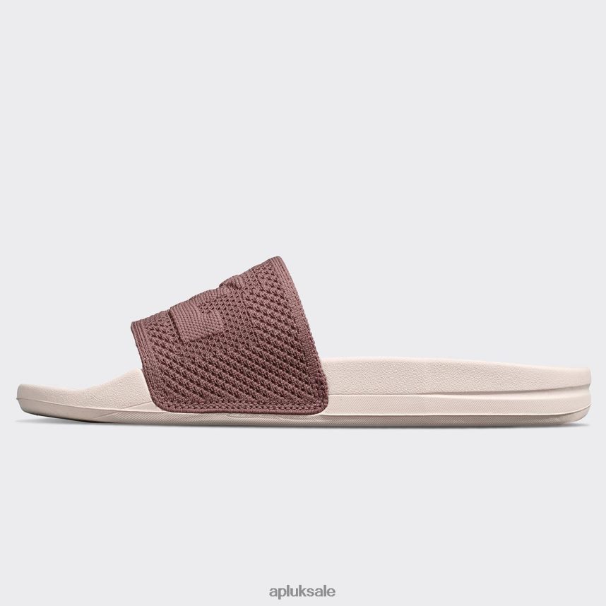 APL Big Logo TechLoom Slide 7 - VH8XNZ1063 APL Shoes UK Creme/Rose Dust/Beachwood Men Slides