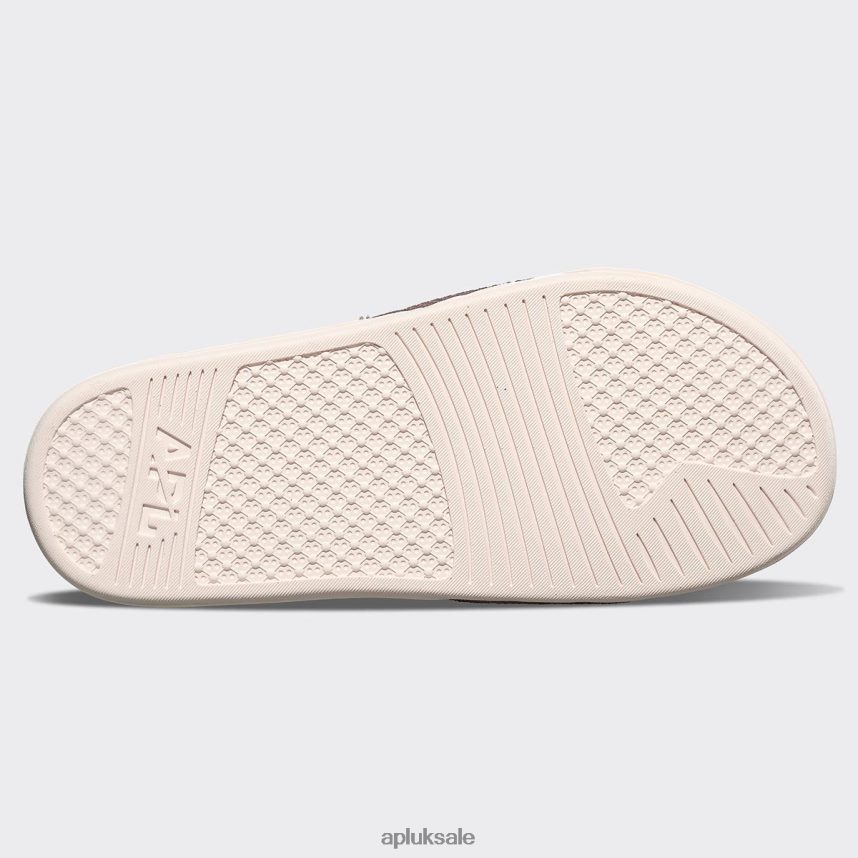 APL Big Logo TechLoom Slide 7 - VH8XNZ1063 APL Shoes UK Creme/Rose Dust/Beachwood Men Slides