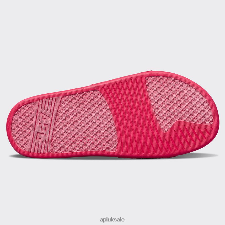 APL Big Logo TechLoom Slide 8 - VH8XNZ1067 APL Shoes UK Red/White Men Slides
