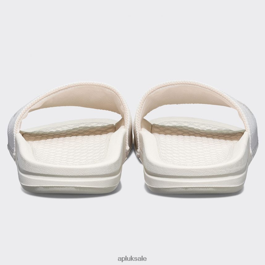 APL Big Logo TechLoom Slide 8 - VH8XNZ1068 APL Shoes UK Ivory/Beach Men Slides