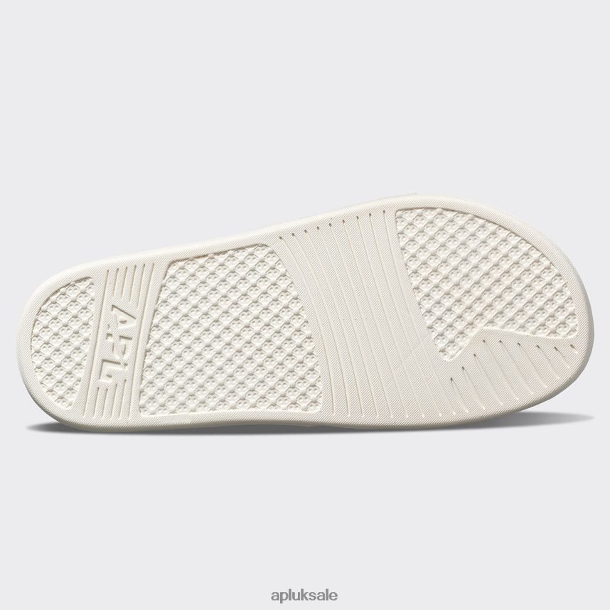 APL Big Logo TechLoom Slide 8 - VH8XNZ1068 APL Shoes UK Ivory/Beach Men Slides