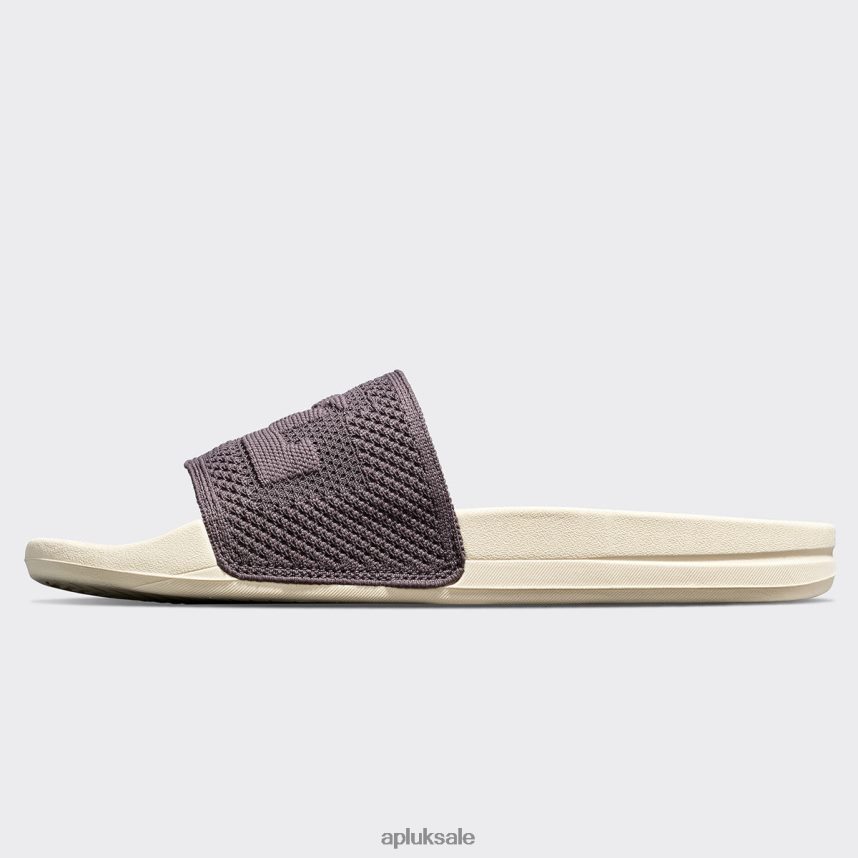 APL Big Logo TechLoom Slide 8 - VH8XNZ1069 APL Shoes UK Asteroid/Pristine Men Slides