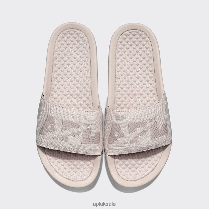 APL Big Logo TechLoom Slide 8 - VH8XNZ1072 APL Shoes UK Clay/Tundra Men Slides