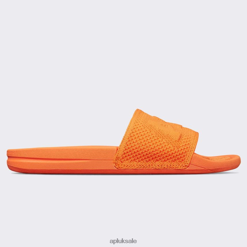 APL Big Logo TechLoom Slide 8 - VH8XNZ1079 APL Shoes UK Orange Men Slides