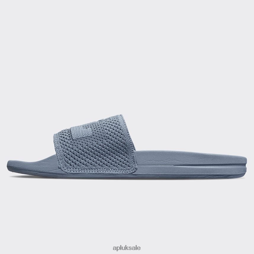 APL Big Logo TechLoom Slide 9 - VH8XNZ1094 APL Shoes UK Slate Men Slides